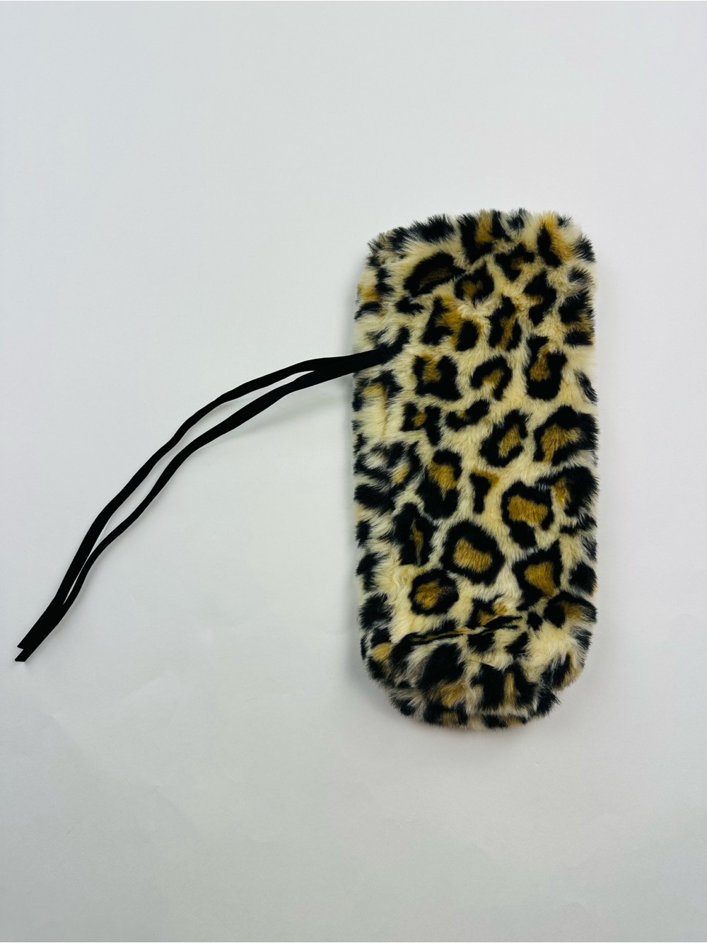 Pottery Barn Faux Fur Wine Bottle Gift Packaging